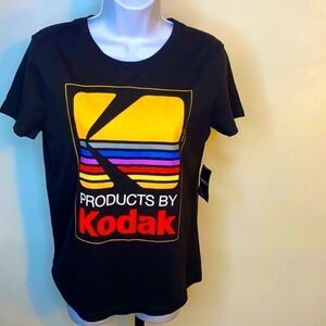 NEW...Black ⚫️ KODAK logo shirt size S (small) from Forever21